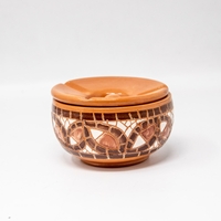 Moroccan-style ceramic ashtray