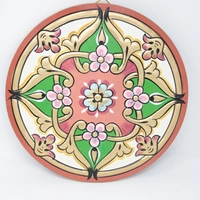 Traditional Ornamental Wall Hanging in Pink