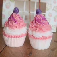 Cupcake Shaped Soap Set of Two
