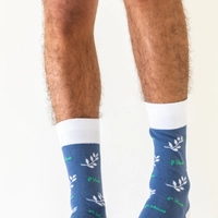 Cotton Socks with Peace Patterns