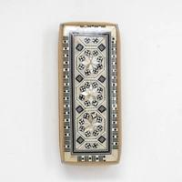 Wooden Domino Box: Light Brown