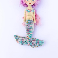 Amigurumi Crochet Mermaid Doll