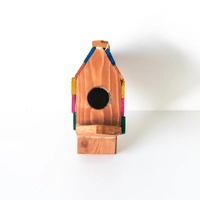 Colored Bird House