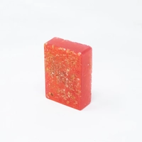 Red Glycerin Soaps Scented With Rose Oil