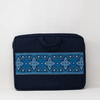 Embroidered Laptop Case (Blue)