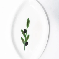 Decorated Ceramic Plate: Small