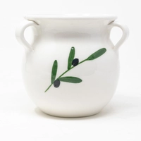 Plant Pot: Olive Branch