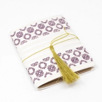 Notebook: Purple Fabric Cover