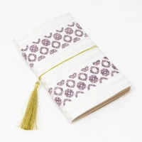 Large Notebook: Purple Fabric Cover