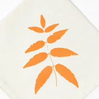 Table Napkin: Orange Leaf