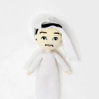 Amigurumi Crochet Man Wearing Arabic Attire Doll