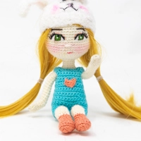 Amigurumi Crochet Blonde Doll
