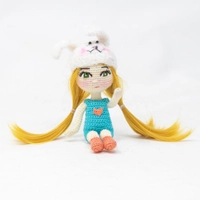 Amigurumi Crochet Blonde Doll