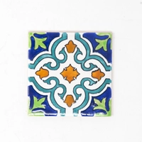 Decorative Ceramic Tile - Powder Blue Flower