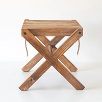 Up Cycled Small Square Shaped Wooden Table