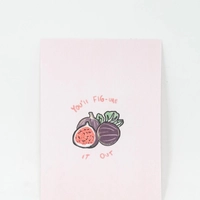 Pink "You'll Figure it out" Postcard