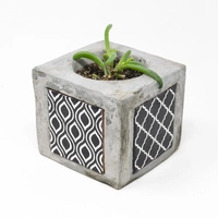 Square Concrete Plant Pot