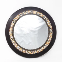 Decorative Circle Mosaic Mirror Frame