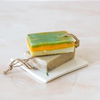 Olive Oil Natural Loofah Soap