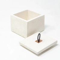 Square Concrete Storage Box