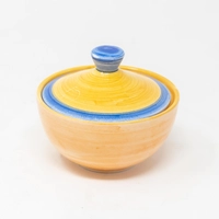 Ceramic Sugar Bowl With Cover