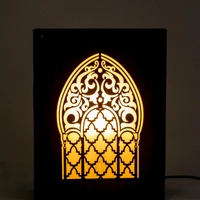 Rectangular Wooden Wall Light