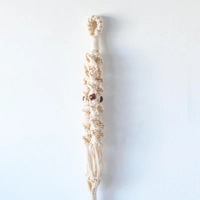 Three Ropes and Single Knotted Macrame Plant Hanger 