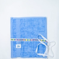 Blue Self Care Tools Roll Up Pouch Organizer