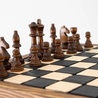 طاولة شطرنج جانبية - بدون جرار