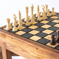طاولة شطرنج جانبية - بدون جرار