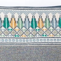 Palestinian Embroidery Makeup Bag - Cypress Tree