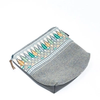 Palestinian Embroidery Makeup Bag - Cypress Tree