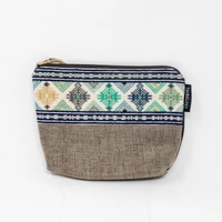 Palestinian Embroidery Makeup Bag - Cypress Tree