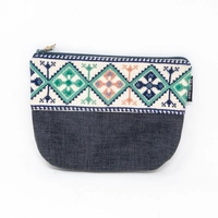 Palestinian Embroidery Makeup Bag - Cypress Tree