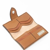 Beige Genuine Leather Wallet