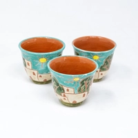 Painted Arabic Coffee Cup