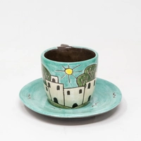 Turkish Coffee Cup and Saucer