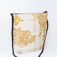 Baroque Print Crossbody Bag