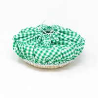 Checkered Bread Basket - Multi Colors - Red
