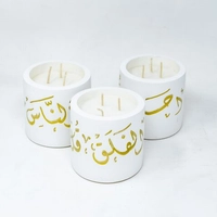 Two Concrete Candles Set