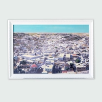 Canvas Wall Painting - Vintage Amman Cityscape