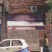 Canvas Wall Painting - King Faisal Street/Jordan