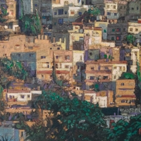 Canvas Wall Painting - Amman City Sunset