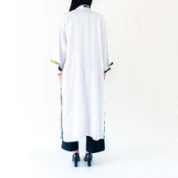 Versace Open Silk Abaya
