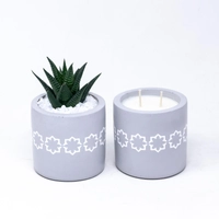 Set of Candle and Plant Pot - Ramadan Decorations