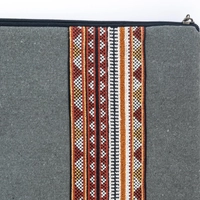 Tribal Laptop Sleeve - Two Sizes - Small Grey