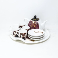 White Porcelain Full Tea Serving Set
