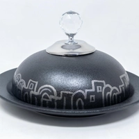 Black Ceramic Serving Bowl