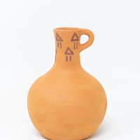 Nabataean Pottery Jar - Pyramid Motifs