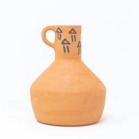 Nabataean Pottery Jar - Pyramid Motifs